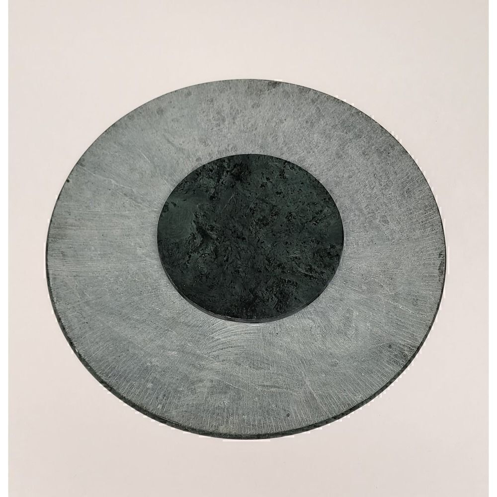 Creative Home Natural Marble Round Trivet Cheese Board Dessert Serving Plate 8" - Picture 4 of 5